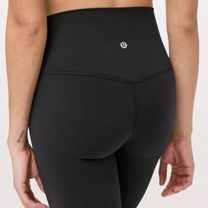NWT Lululemon align pant 25" in black size 2
